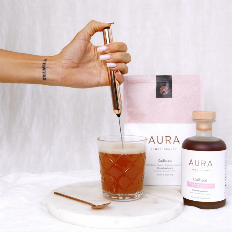 Rose Gold Frother