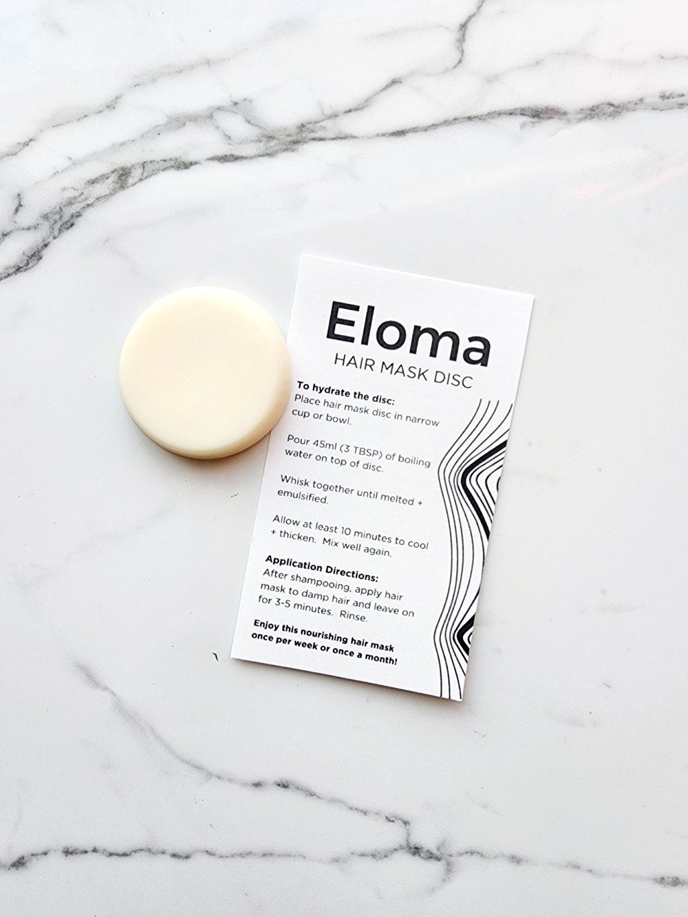 Eloma Deep Conditioning Hair Mask Disc