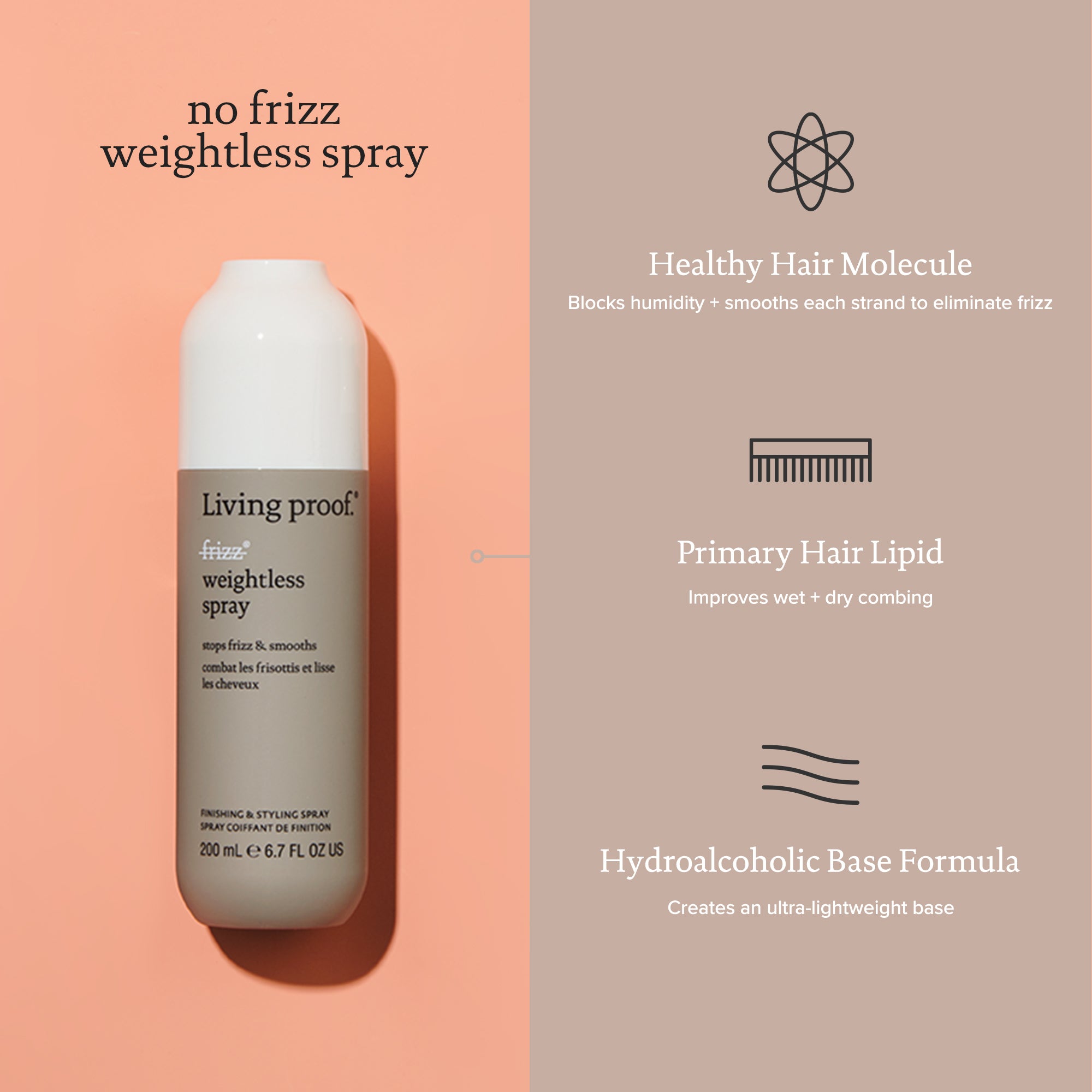 No Frizz Weightless Styling Spray