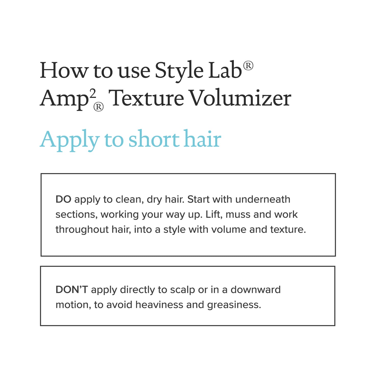 Style Lab® Amp Texture Volumizer