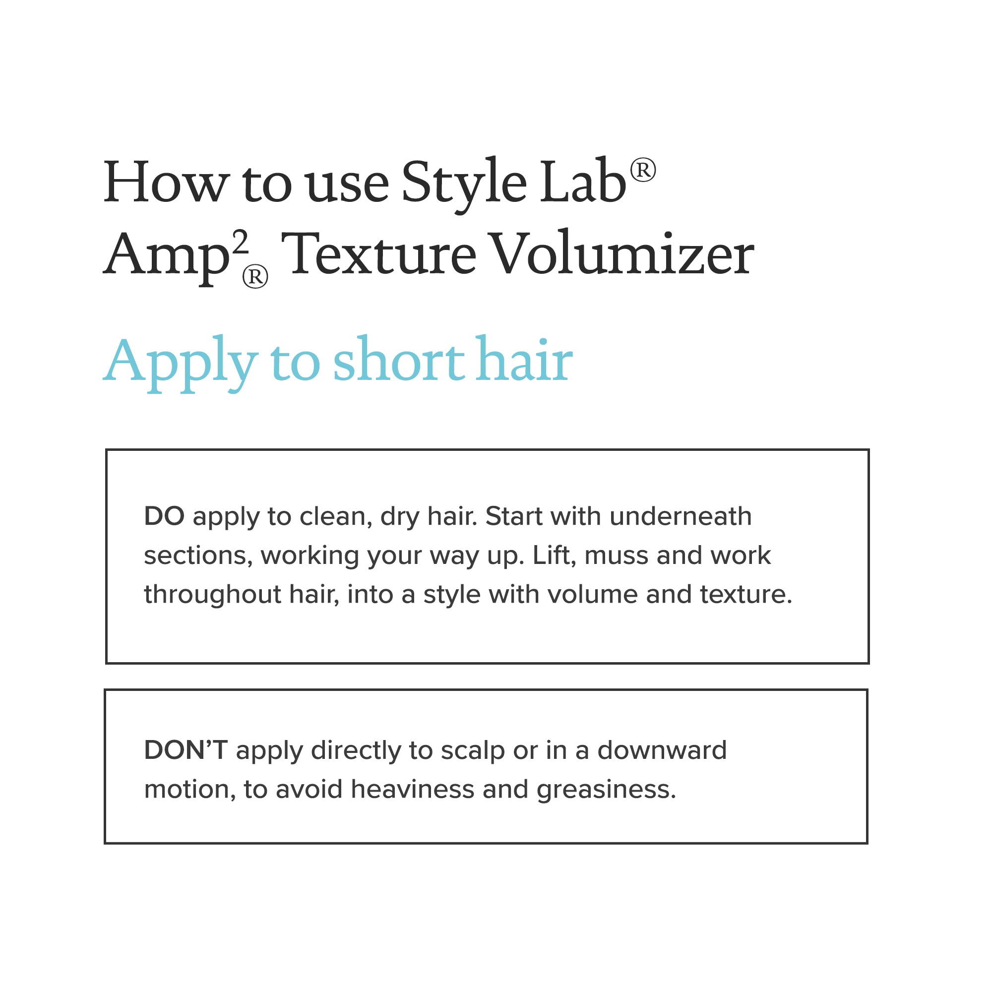 Style Lab® Amp Texture Volumizer