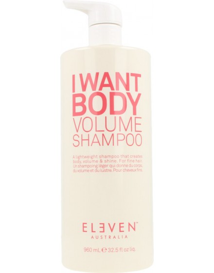 I Want Body Volume Shampoo Litre